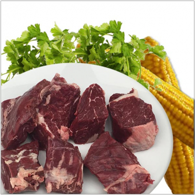 Rindfleisch gefroren grobe Stücke 2 Kg